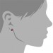 Silberdream SilberDream Ohrringe Zirkonia oval fuchsia 925er Ohrstecker SDO552D zollfrei