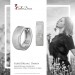 Silberdream SilberDream Creole Brushed 1,5cm 925er Sterling Silber Damen Ohrringe SDO4420J Auslauf