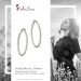 Silberdream SilberDream Creole Diamantschliff 4cm 925 Sterling Silber Damen Ohrring SDO67364 Angebote