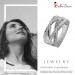 Silberdream SilberDream Ring Bandring gedreht Zirkonia weiß Gr.60 aus 925er Silber SDR411W60 Heißer Verkauf