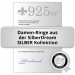 Silberdream SilberDream Ring Relief Zirkonia weiß Gr.58 aus 925er Silber Damen SDR412W58 Neueste Mode
