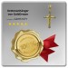 Silberdream GoldDream Kettenanhänger Kreuz zweifarbig 333 Gelbgold Echtschmuck GDH516TY Kostenlose Rückgabe