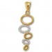 Silberdream GoldDream Kettenanhänger Ovale Zirkonia weiß 333 Gold Echtschmuck GDH512WY Nur für heute