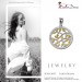 Silberdream SilberDream Ketten Anhänger -Kreis- bicolor 925er Sterling Silber SDH4384T Fabrikladen