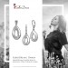 Silberdream SilberDream Schmuck Set Anhänger und Ohrringe Big Zirkonia Silber SDS4907W Cyber Monday