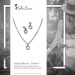 Silberdream SilberDream Schmuck Set Kette und Ohrringe Circle Zirkonia 925er Silber GSS408W Osterangebot