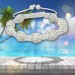 Silberdream SilberDream Shamballa Armband weiß mit 9 Zirkonia Kugeln weiß SDA930 Kostenlose Rückgabe