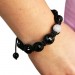 Silberdream SilberDream Shamballa Armband schwarz 925 Sterling Silber Kugel SDA032 Neueste Stile