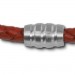 Silberdream SilberDream Leder Armband 5mm rostrot 22cm Edelstahl Verschluss LAB0522 Super Rabatt