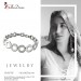 Silberdream SilberDream Armband Kreise 925 Sterling Silber 19,5cm Silberarmband SDA478J Blitzverkäufe