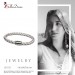 Silberdream SilberDream Leder Armband weiß 20cm mit Edelstahl Verschluss LS1522 Fabrikpreis