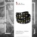 Silberdream SilberDream Nieten-Lederarmband Wickeloptik schwarz Damen Leder Armband LAP087S Jubiläumsangebot