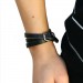 Silberdream SilberDream Lederarmband schwarz Herren Leder Armband LA2219 Top Angebot