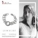 Silberdream SilberDream Armband Ringe 925 Sterling Silber Damen 18,5cm SDA419 Sonderangebote