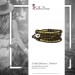 Silberdream SilberDream Lederarmband Tigerauge, Metallperlen gold Damen Leder Band LA2919B Tiefpreis
