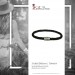 Silberdream SilberDream Leder Armband schwarz mit Edelstahl Verschluss LS1502 Wochenangebot