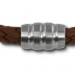 Silberdream SilberDream Leder Armband 5mm braun 20cm Edelstahl Verschluss LAB0220 zollfrei