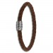 Silberdream SilberDream Leder Armband 5mm braun 20cm Edelstahl Verschluss LAB0220 zollfrei