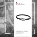 Silberdream SilberDream Leder Armband 19cm grau mit Edelstahl Verschluss LS1471 50% Rabatt für begrenzte Zeit