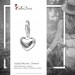 Silberdream SilberDream 925 Silber Charm Herz glanz Armband Anhänger FC3144 Fabrikpreis