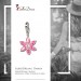 Silberdream SilberDream 925 Charm Blume rosa Armband Ketten Anhänger FC4114 Versandkostenfrei