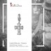 Silberdream SilberDream 925 Charm Kreuz weiß Armband Anhänger FC205W Preisnachlass
