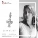 Silberdream SilberDream 925 Charm Kreuz weiß Armband Anhänger FC205W Preisnachlass