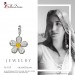 Silberdream SilberDream 925 Charm Blume weiß Armband Ketten Anhänger FC4119 Riesige Ersparnisse