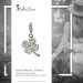 Silberdream SilberDream Glitzer Charm Kleeblatt weiß Zirkonia Kristalle GSC513W Zeitbegrenzte Promotion