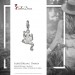 Silberdream SilberDream Glitzer Charm Frosch weiß Zirkonia Kristalle 925er GSC521W Super Rabatt