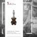 Silberdream SilberDream Charm Teddybär braun 925er Silber Armband Anhänger FC855N Fabrikladen