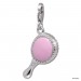 Silberdream SilberDream Charm Handspiegel rosa 925er Armband Anhänger FC689 Begrenzt auf 3 Tage