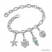 Silberdream SilberDream Charm Seestern Zirkonia 925 Silber Armband Anhänger FC730W zollfrei
