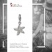 Silberdream SilberDream Charm Seestern Zirkonia 925 Silber Armband Anhänger FC730W zollfrei