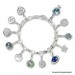 Silberdream SilberDream Charm Stern Zirkonia 925er Silber Armband Anhänger FC903W Outlet