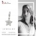 Silberdream SilberDream Charm Stern Zirkonia 925er Silber Armband Anhänger FC903W Outlet