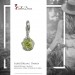 Silberdream SilberDream Charm Zirkonia Kugel grün Armband Anhänger FC200G Hotsell