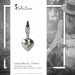 Silberdream SilberDream Silber Charm 925 Herz matt Armband Anhänger FC504 Fabrikverkauf