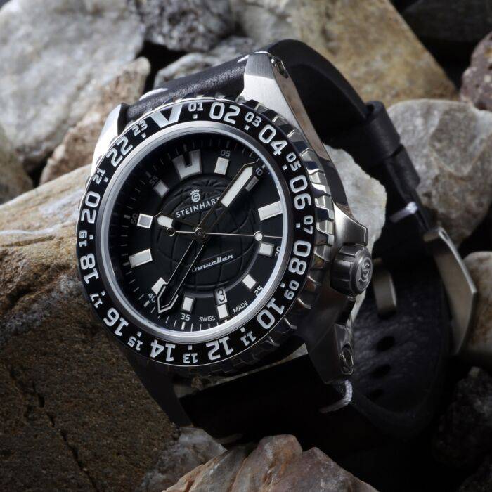 Steinhart TRAVELLER GMT black Taucheruhr Bis zu 60% Rabatt