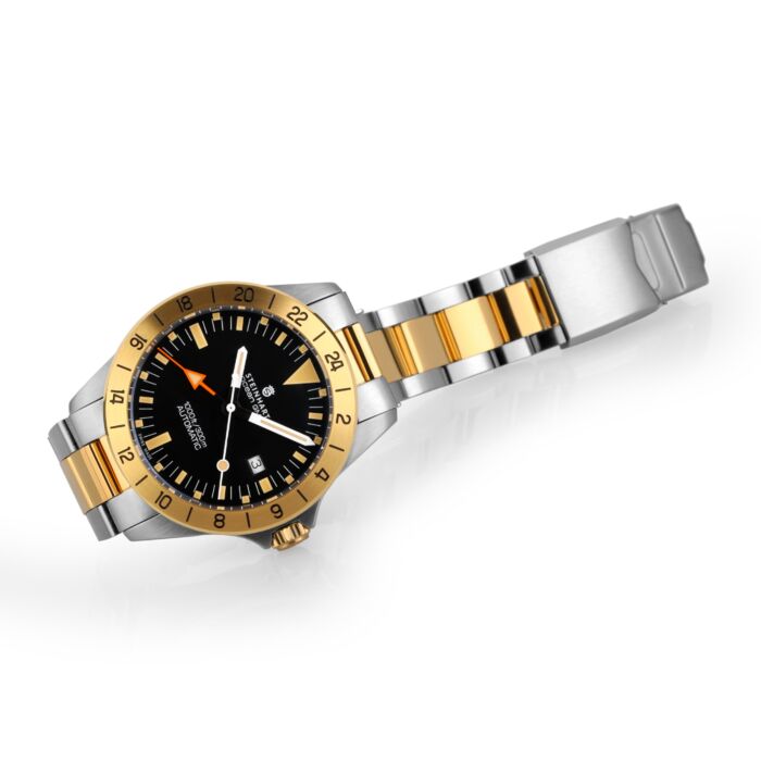 Steinhart Ocean One vintage GMT two-tone Sonderangebot der Fabrik