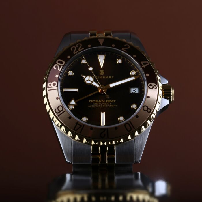Steinhart Ocean 39 GMT.2 two-tone CHOCOLATE Taucheruhr Nur noch ein Tag übrig
