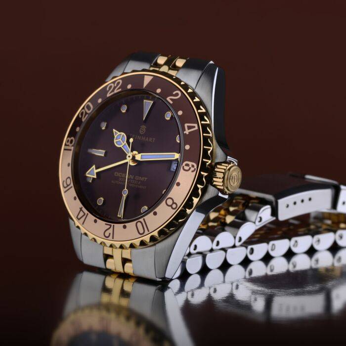 Steinhart Ocean 39 GMT.2 two-tone CHOCOLATE Taucheruhr Nur noch ein Tag übrig