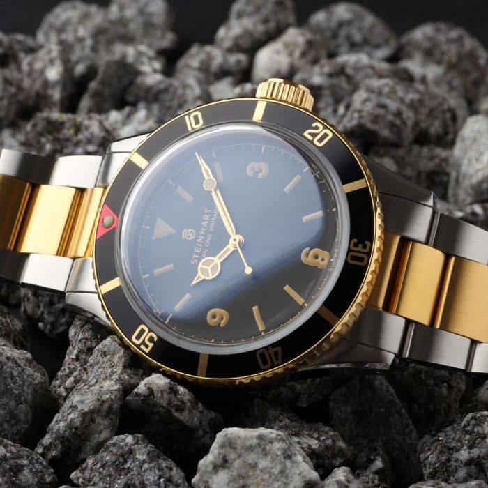 Steinhart Ocean One Vintage two-tone Taucheruhr Super Rabatt