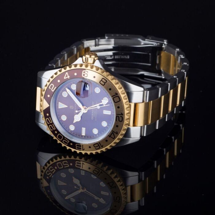Steinhart Ocean One GMT two- tone CHOCOLATE Taucheruhr Riesige Rabatte