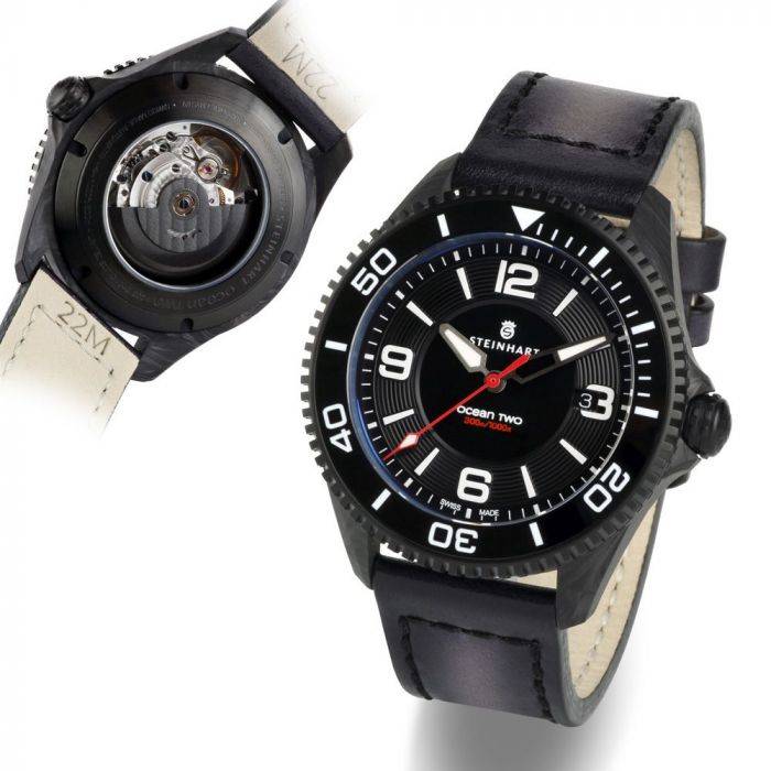 Steinhart Ocean 2 premium Carbon Black Taucheruhr Black Friday Preise