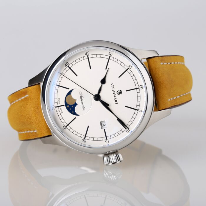 Steinhart MARINE Mondphase silver Im Verkauf