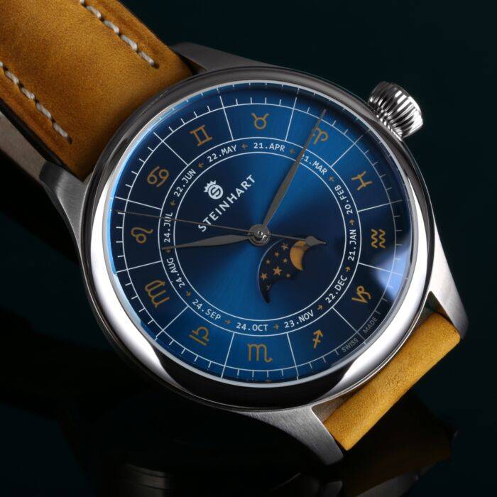 Steinhart Marine 42 Moon Phase Zodiac 50% Rabatt für begrenzte Zeit