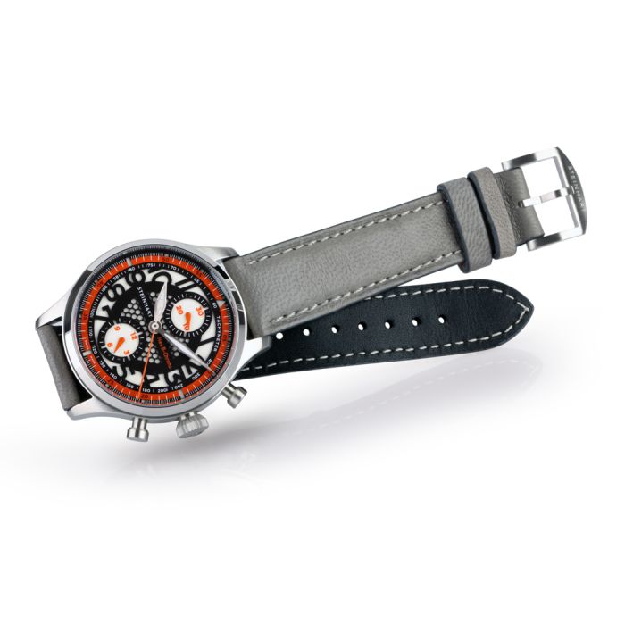 Steinhart NAV.B-CHRONO 42 SKELETON orange Limitierter Zeitrabatt