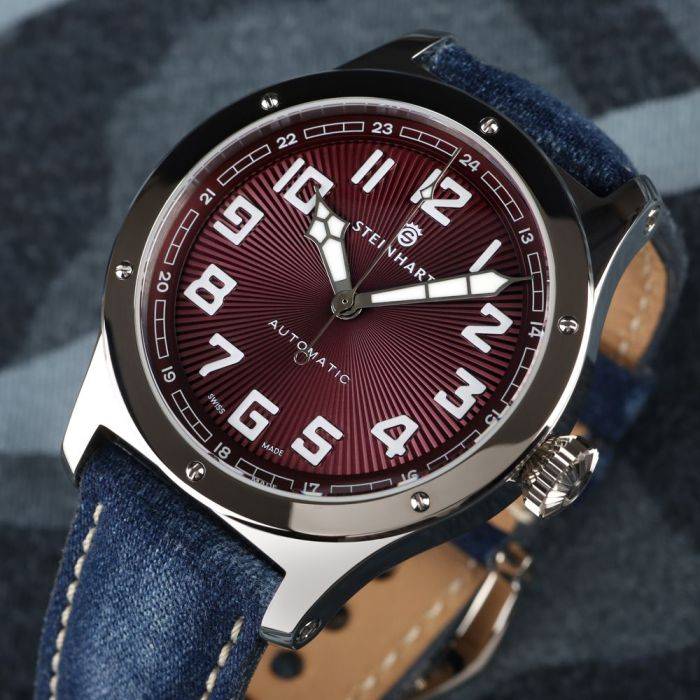 Steinhart Military 47 automatic red Versandkostenfrei