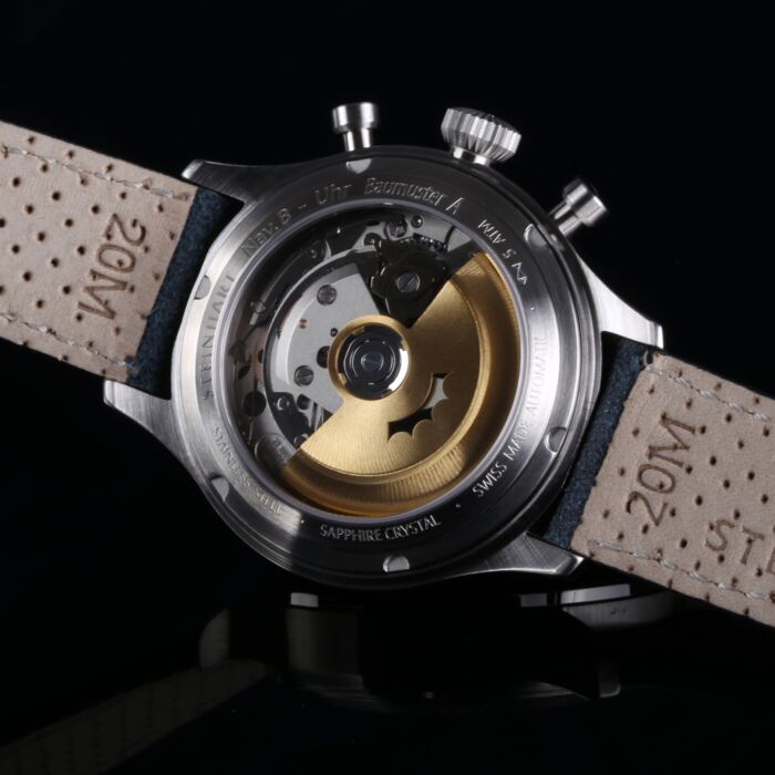 Steinhart Pilot Chronograph 42 blue SUMMER EDITION Muttertagsangebot